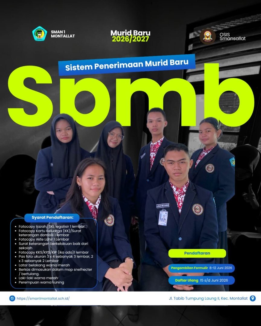 SPMB SMAN 1 MONTALLAT 2026/2027